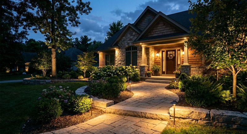 Walkway Lighting Installation in Alpharetta, GA