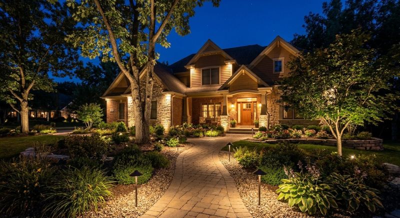 Garden Lighting Installation in Kansas City, KS