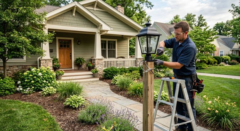 Garden Lighting Installation in Alpharetta, GA