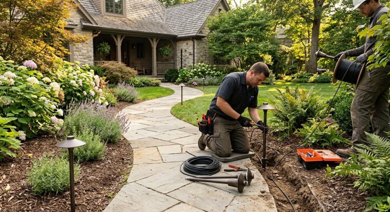 Pond Lighting Installation in Alpharetta, GA